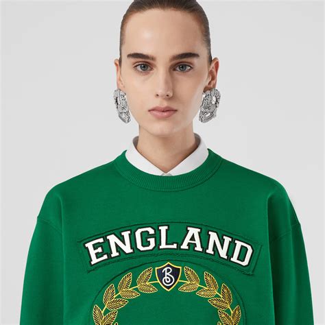 burberry green sweatshirt|burberry sweatshirt women.